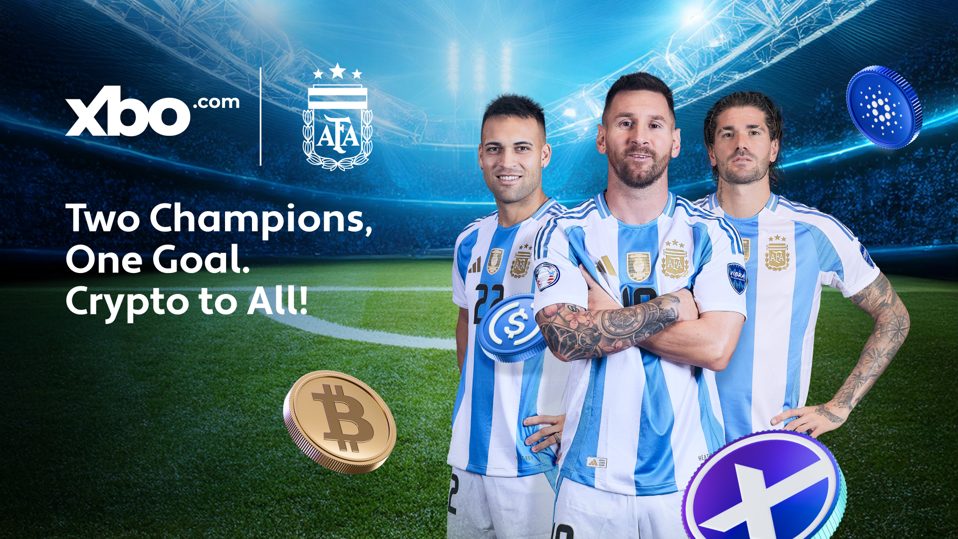 Champions Unite: XBO.com Becomes the Official Global Sponsor of the Argentina National Football Team